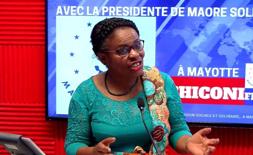 La Présidente de Maore Solidaire, Madame ANCHYA BAMANA, revient sur le braquage du cabinet dentaire à Chiconi