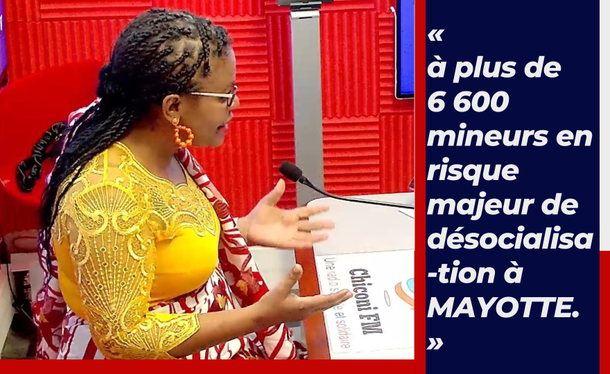 Anchia BAMANA s'adresse à Madame Marie GUEVENOUX, Ministre déléguée aux Outre-Mer en rappelant la question des mineures isolés à Mayotte