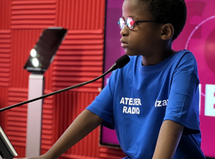 Fin de deux semaines  « d'Ateliers Radio numérique » à destinations des jeunes enfants de 7 à 12 ans 