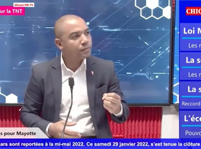 Chiconi FM TV - Avec Soula Saïd-Souffou traitons les actualités pour Mayotte ce samedi 29 janvier 2022