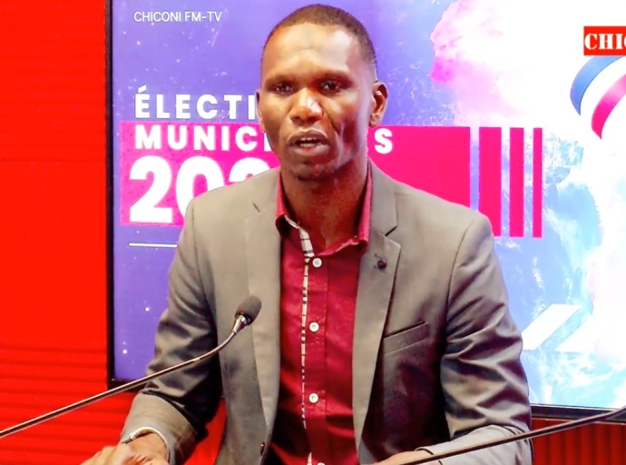 Mr AYOUBA Ridjali pour lancer son programme pour la commune de Koungou